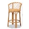 Baxton Studio Orchard Modern Bohemian Natural Brown Rattan Counter Stool 203-12587 - alternate 7